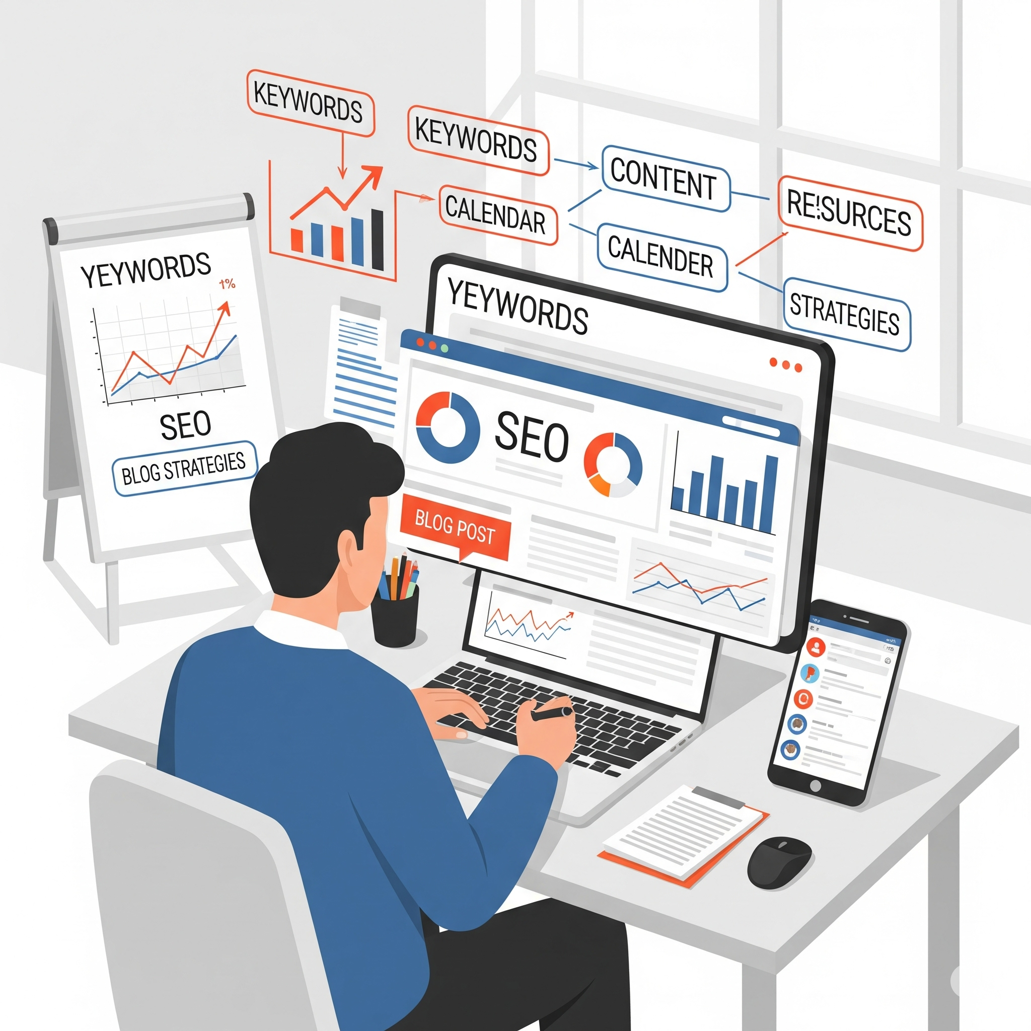 How to Write Blog Posts That Actually Rank - SEO blog post thumbnail