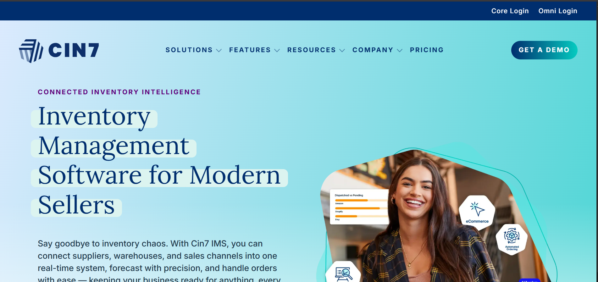 Cin7 (DEAR Systems) case study showing web development results