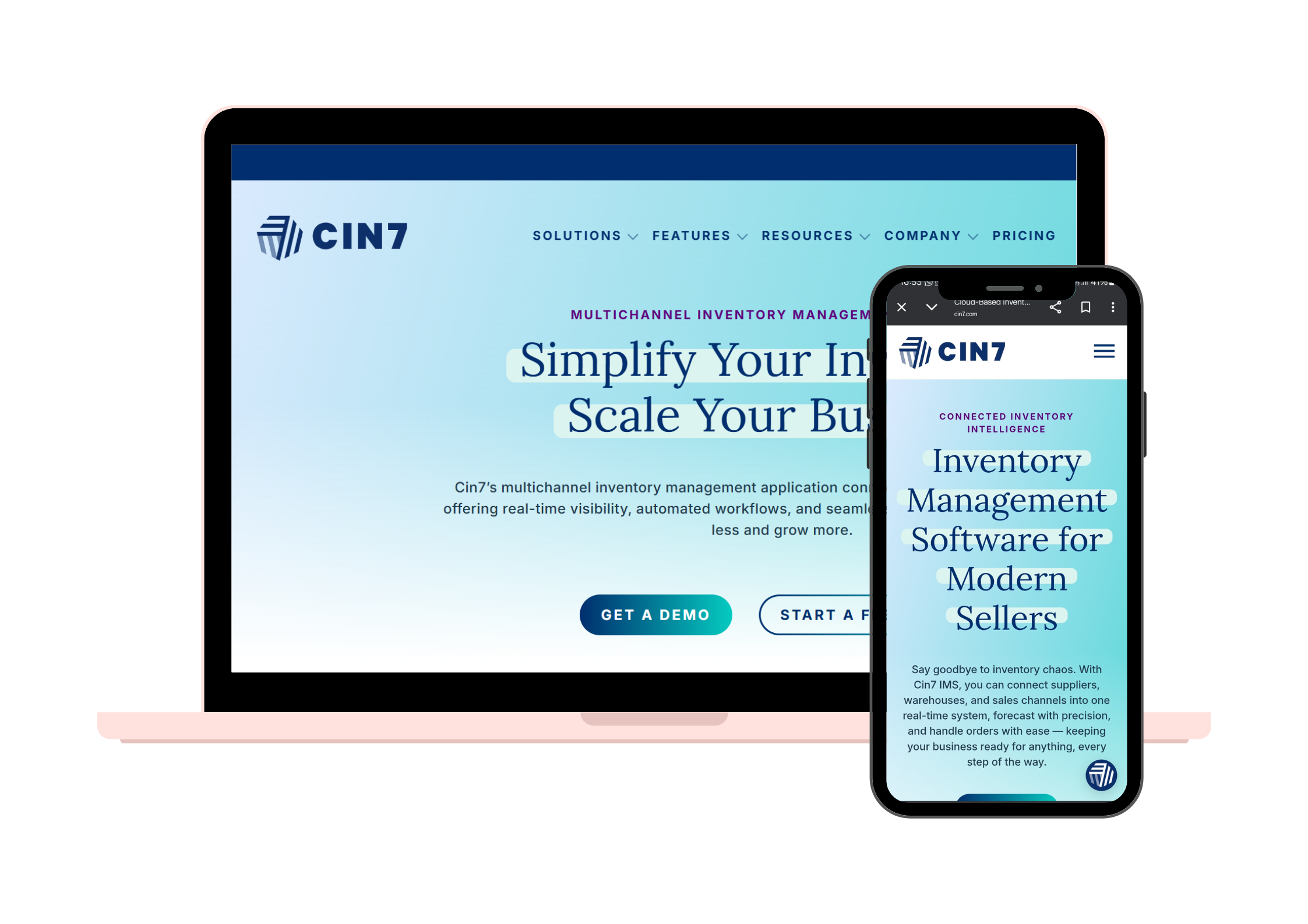 Cin7 Mobile Responsive Design