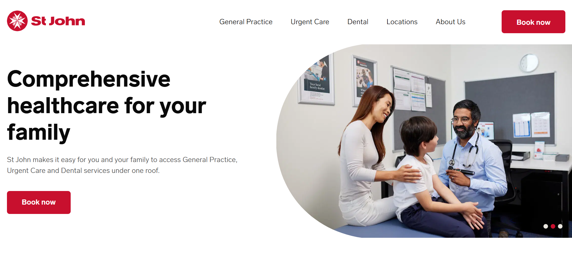 St John Health case study showing web development results